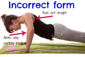 proper push up position